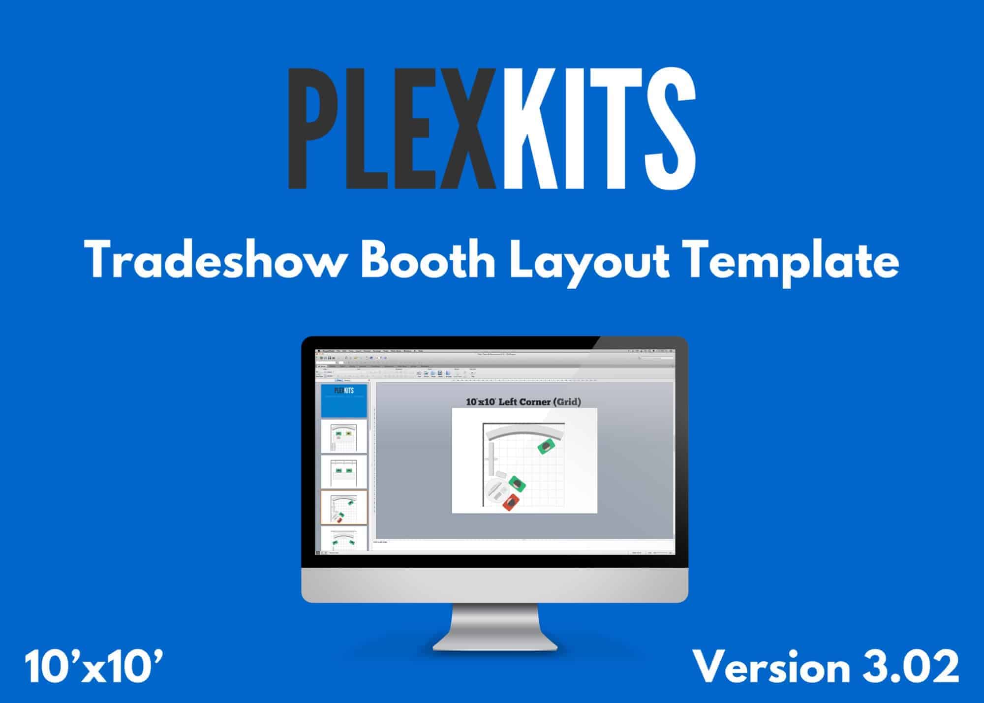 Tradeshow Booth Layout Template Create Booth Mockups In PPT