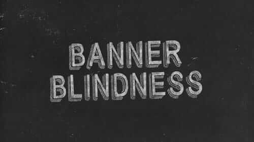 Banner Blindness Black Image