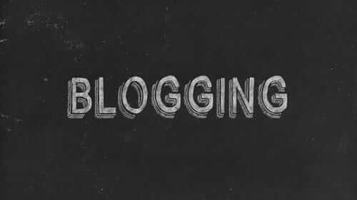 Blogging Black Image
