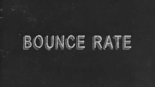 Bounce Rate Black Image