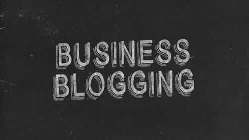 Business Blogging Black Image