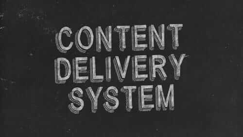 Content Delivery System Black Image
