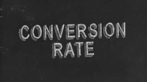 Conversion Rate Black Image