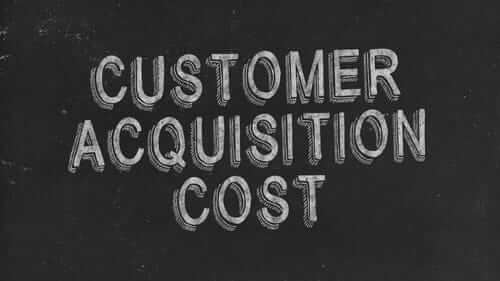 Customer Acquisition Cost Black Image