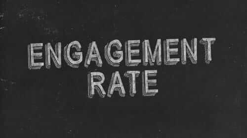Engagement Rate Black Image