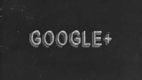 Google+ Black Image