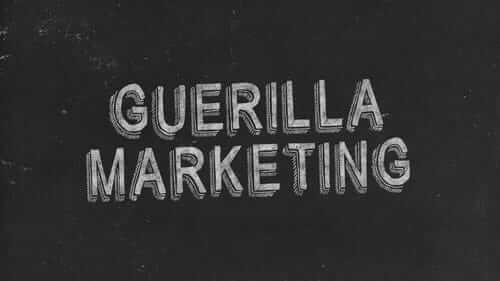 Guerilla Marketing Black Image