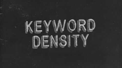 Keyword Density Black Image