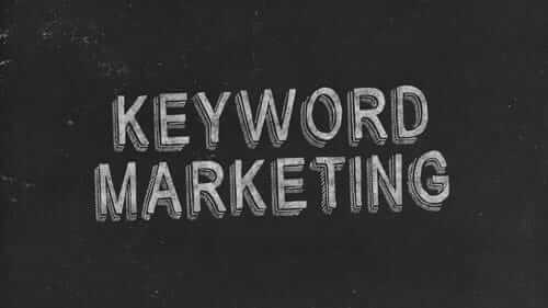Keyword Marketing Black Image