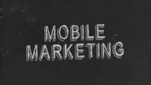 Mobile Marketing Black Image