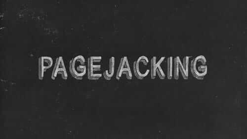 Pagejacking Black Image