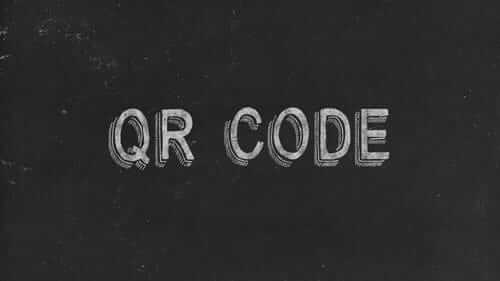 QR Code Black Image