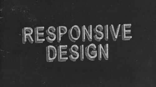 Responsive Design Black Image