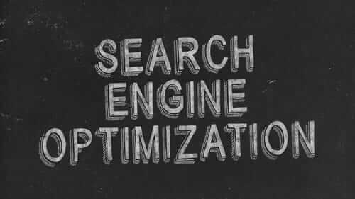 Search Engine Optimization Black Image