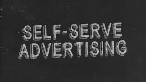 Self-Serve Advertising Black Image
