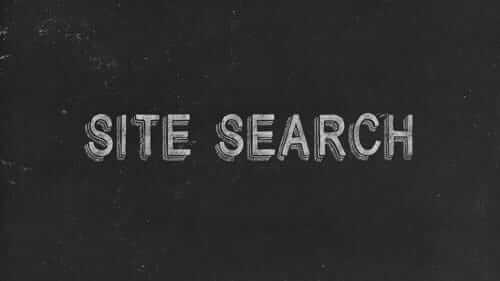 Site Search Black Image