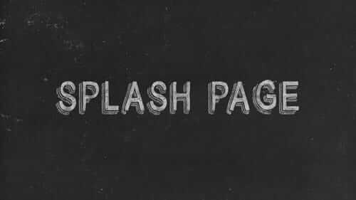 Splash Page Black Image
