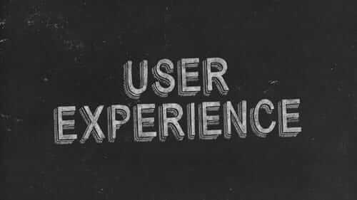 User Experience Black Image
