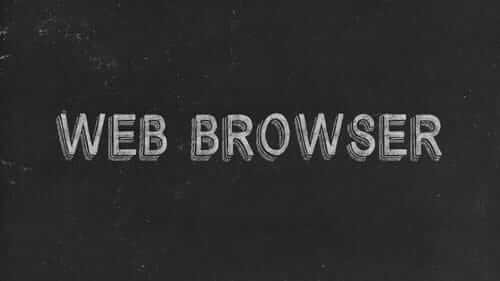 Web Browser Black Image