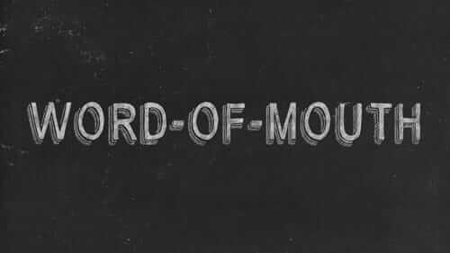 Word-of-Mouth Black Image