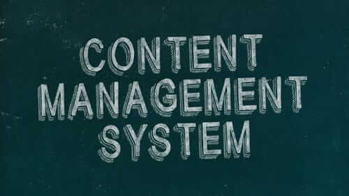 Content Management System Green Image
