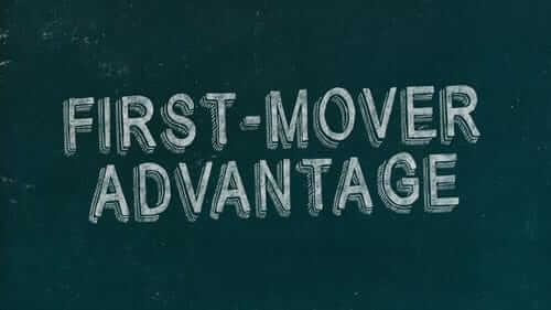 First-Mover Advantage Green Image