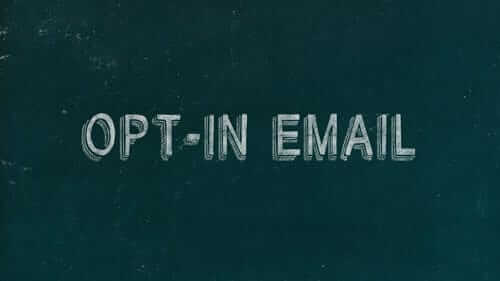 Opt-in Email Green Image