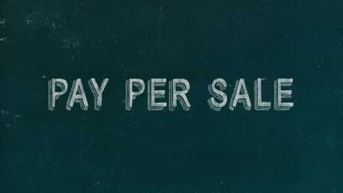 Pay Per Sale Green Image