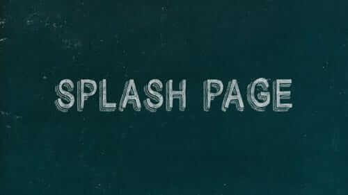 Splash Page Green Image