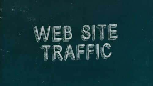 Web Site Traffic Green Image