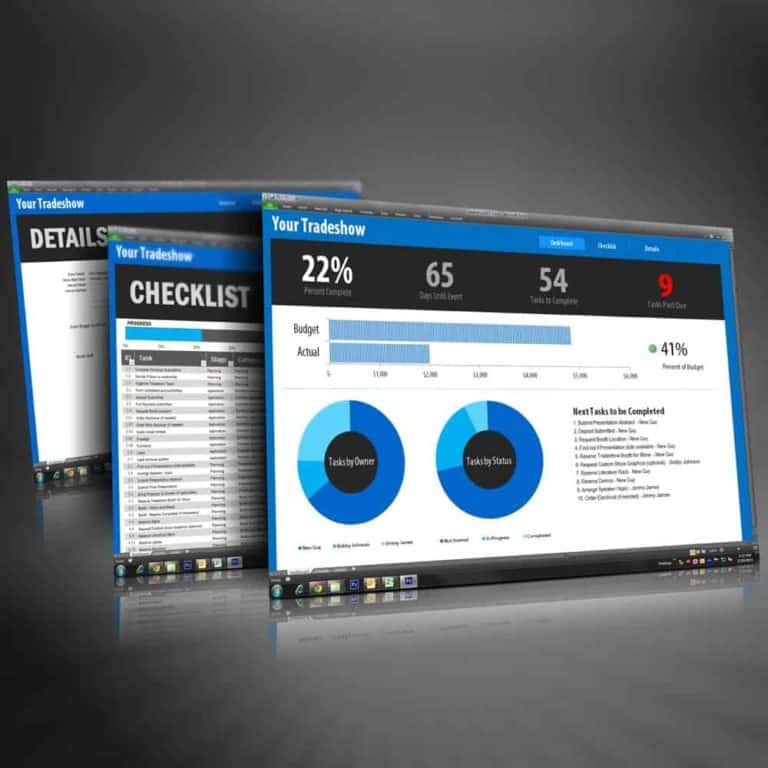 Trade Show Checklist Planning Template (Excel Template)