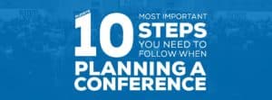 10 Steps to Planning a Conference Header