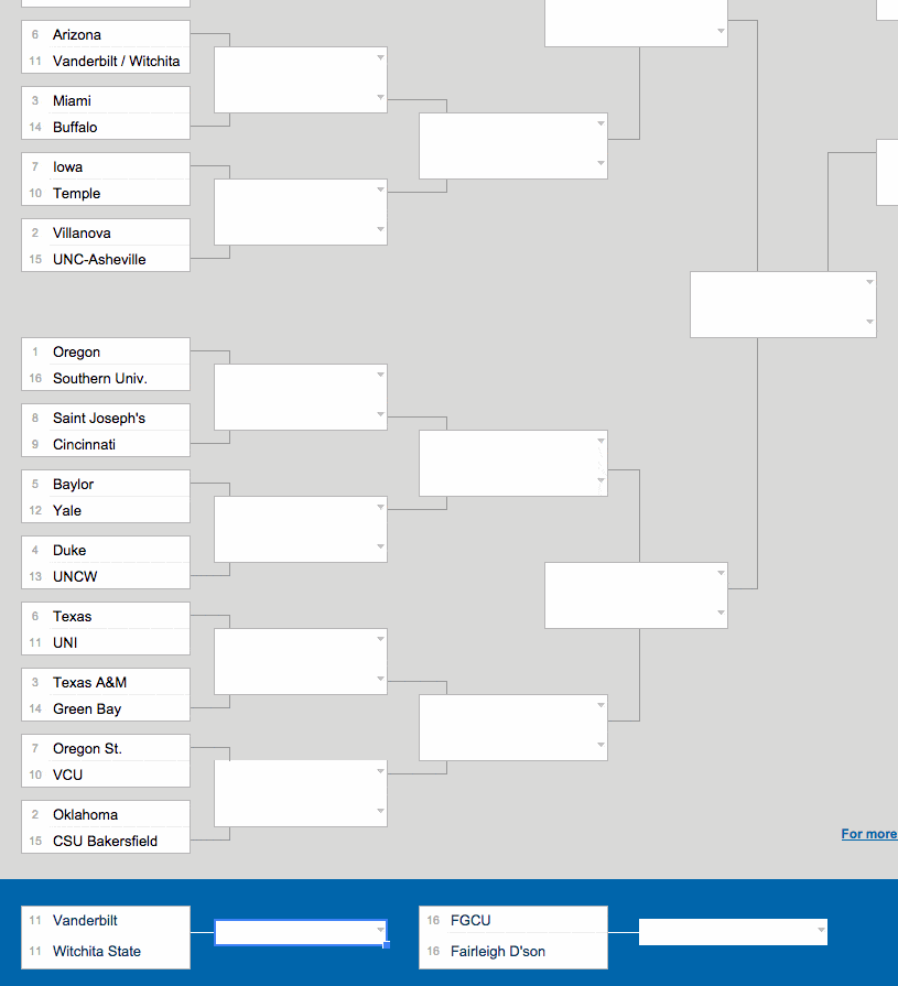 2023 March Madness Bracket (Excel & Google Sheets Template)