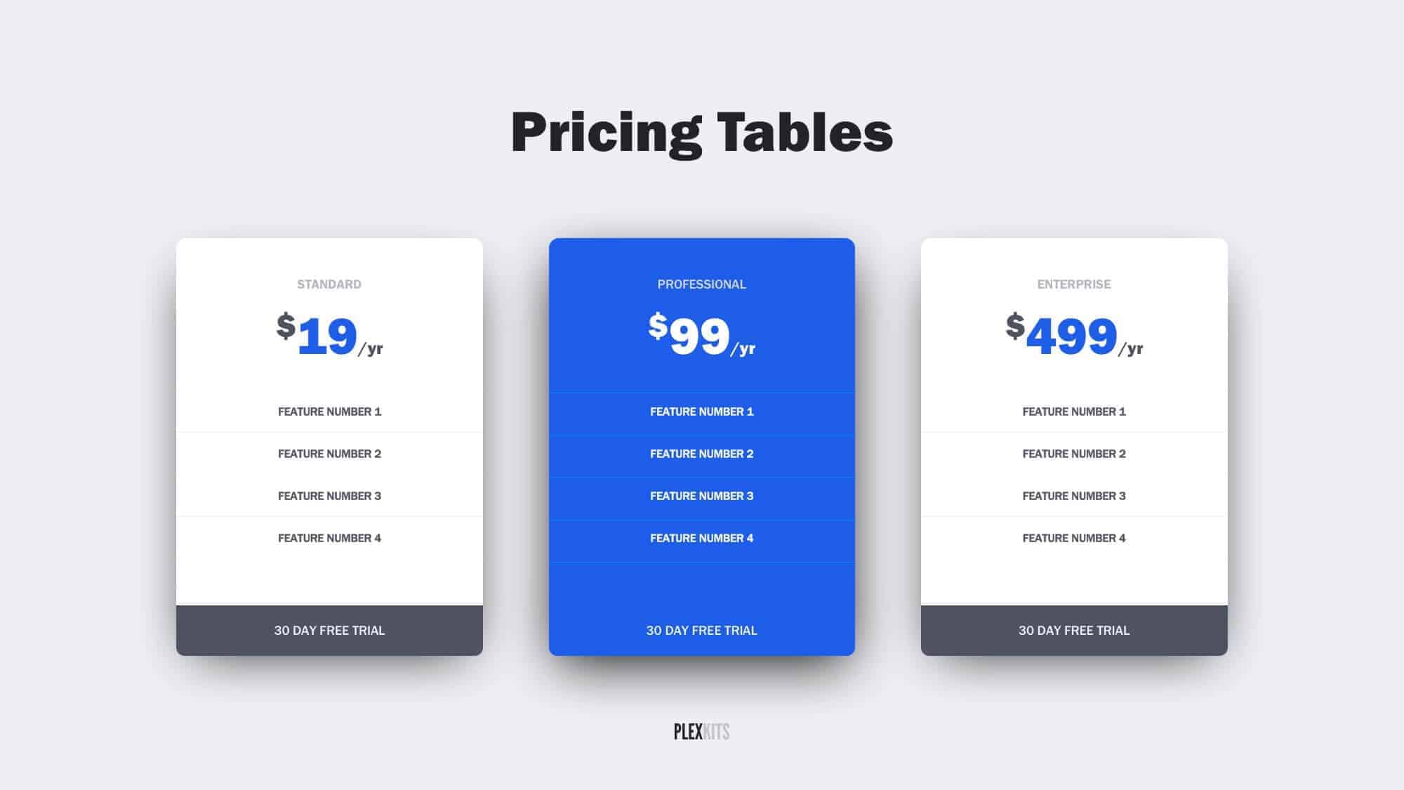 Price POWERPOINT. Price Table.