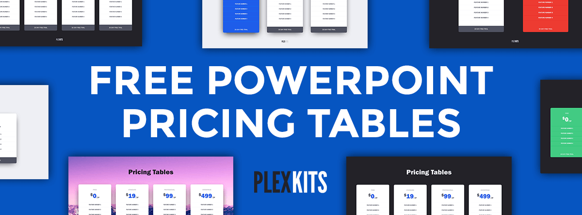 Free PowerPoint Pricing Table Template