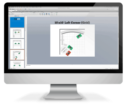 Trade Show Booth Layout Screenshot