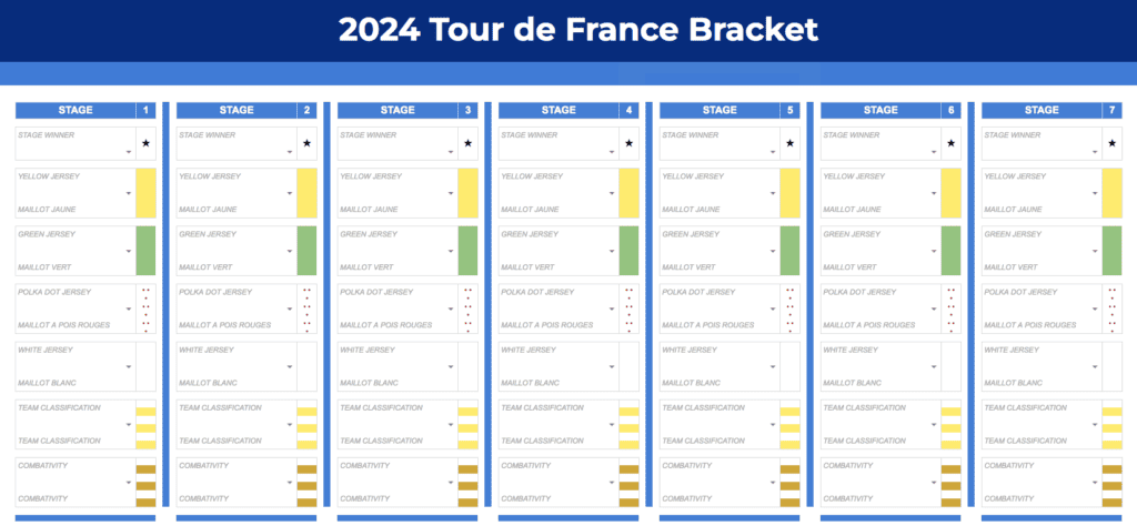 2024 Tour De France Bracket 2024 Tour De France Bracket