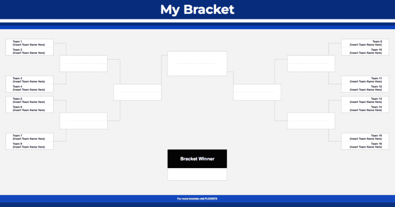 Free 16 Team Competition Bracket Template (Excel And Google Sheet) Free 16 Team Competition Bracket Template (Excel And Google Sheet)