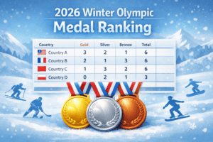 2026 Winter Olympic Medal Ranking