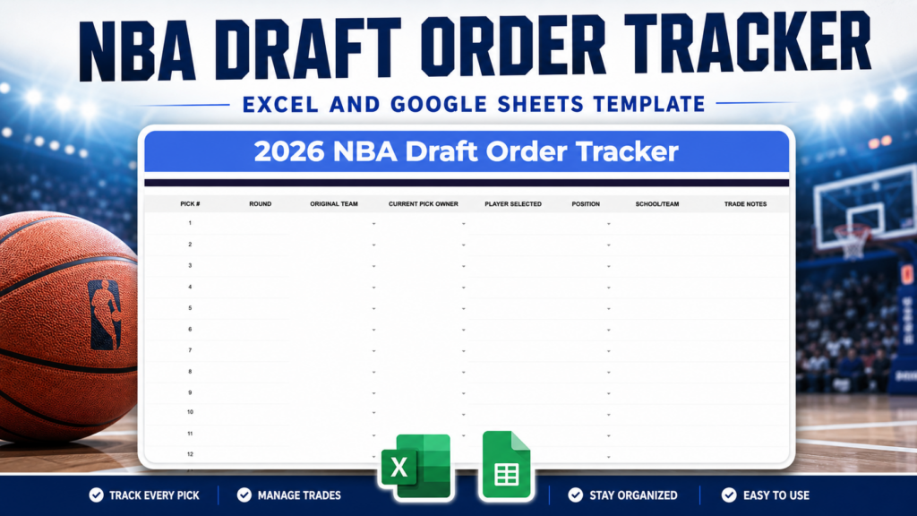 2026 nba draft order tracker template