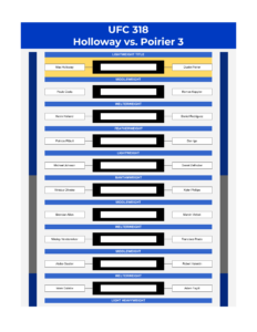 ufc 318 bracket holloway vs poirier 3 excel google sheets feature