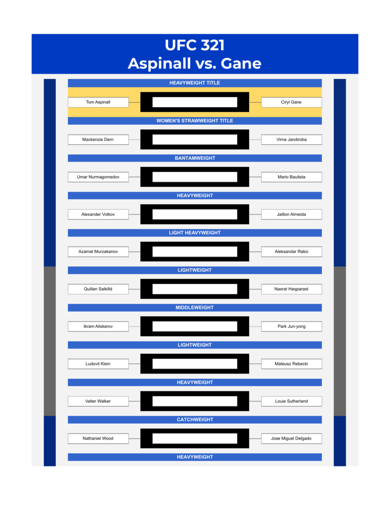 ufc 321 bracket aspinall vs gane excel google sheets feature