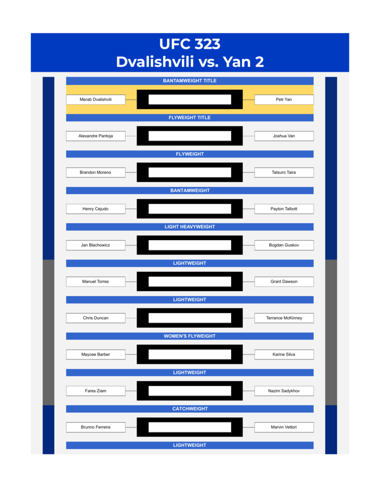 ufc 323 bracket dvalishvili vs yan 2 excel google sheets feature