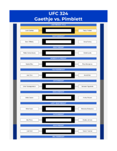 ufc 324 bracket gaethje vs pimblett excel google sheets feature